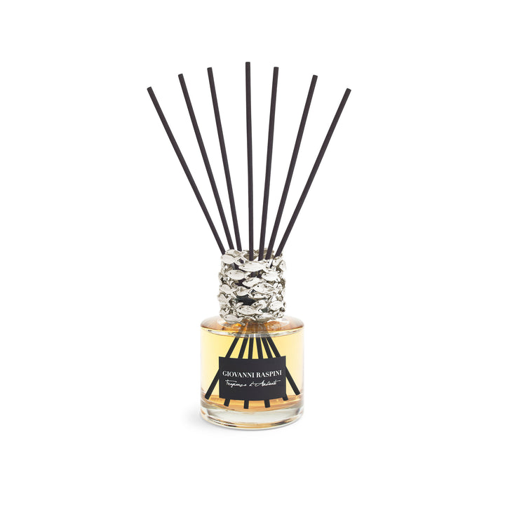Giovanni Raspini Sardine Diffuser – Raumduft Iris Dust mit weißer Bronzedekoration – XB0148