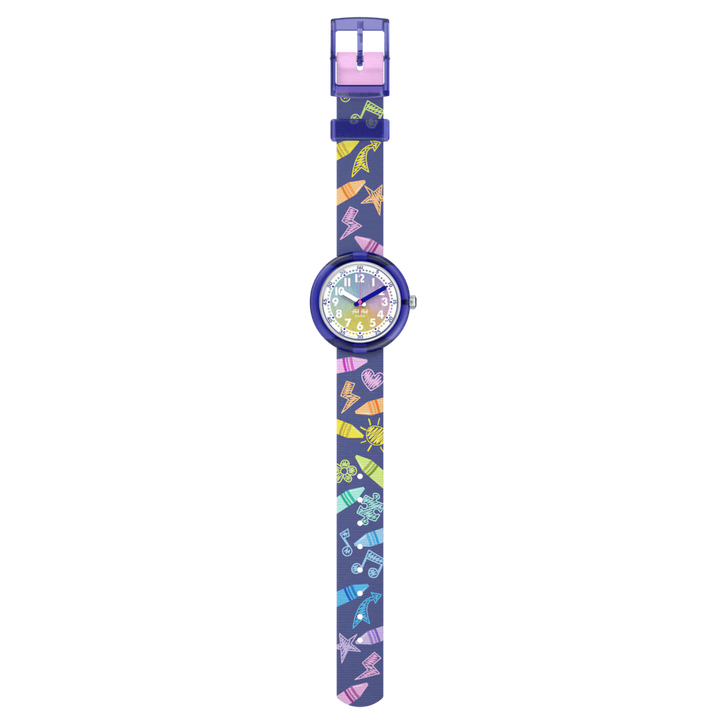 Flik Flak orologio RAINBOW CRAYONS Classroom Creations 32mm FPNP173