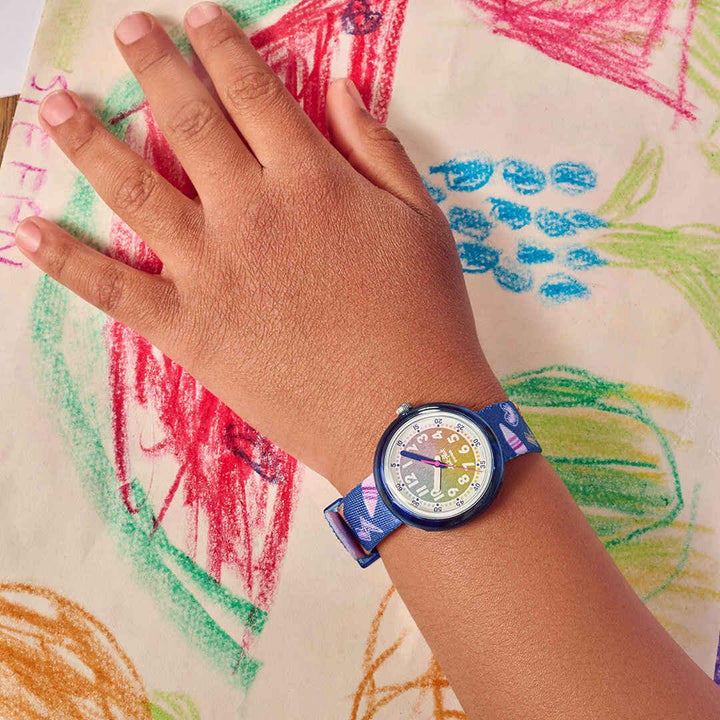 Flik Flak orologio RAINBOW CRAYONS Classroom Creations 32mm FPNP173