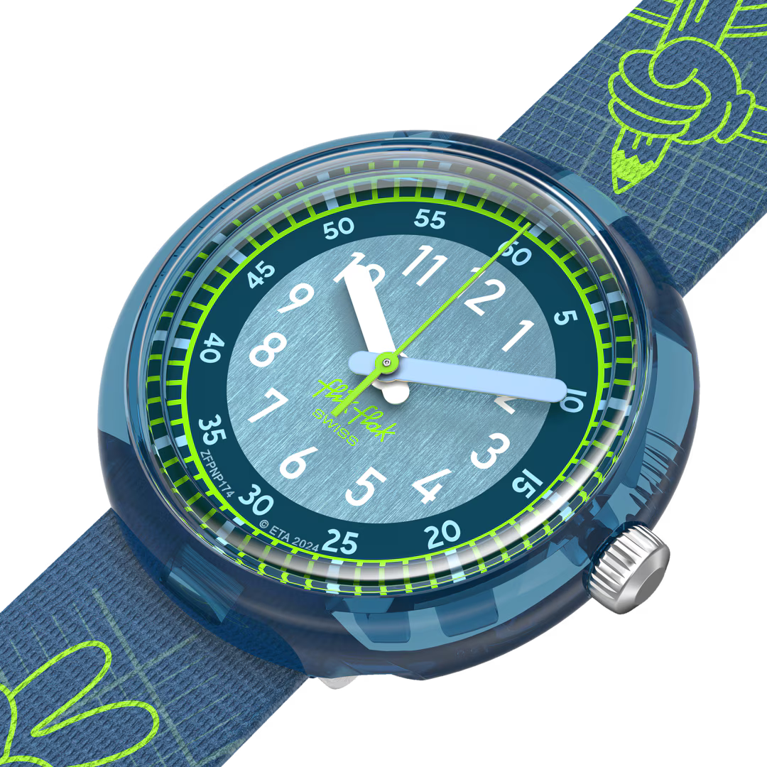 Flik Flak CODE TALK Power Time 32 mm Uhr FPNP174