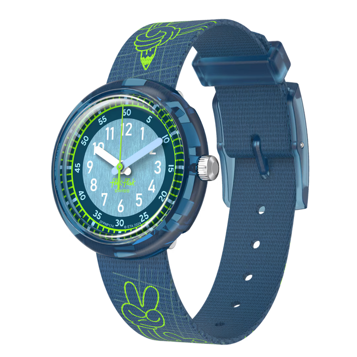 Flik Flak CODE TALK Power Time 32 mm Uhr FPNP174