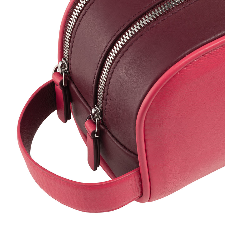 DUDU Neceser de Viaje para Hombre y Mujer en Piel Suave y Duradera, Neceser con Doble Cremallera, Interior Repelente al Agua, Bolso de Mano con Asa