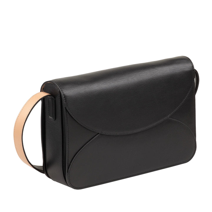 DUDU Borsa a Tracolla Grande Donna in Pelle - Borsa Donna Elegante e Capiente, Design a Busta Envelope, con Tracolla Regolabile e Patta Magnetica di Chiusura