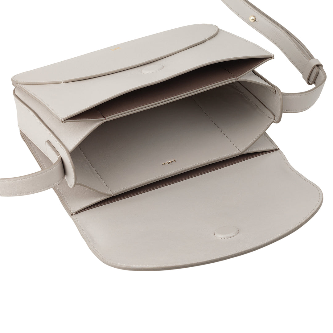 DUDU Damen-Umhängetasche aus Leder mit Umschlagklappe, kleine, elegante und vielseitige Handtasche mit verstellbarem Schultergurt, perfekte Tasche für jeden Anlass