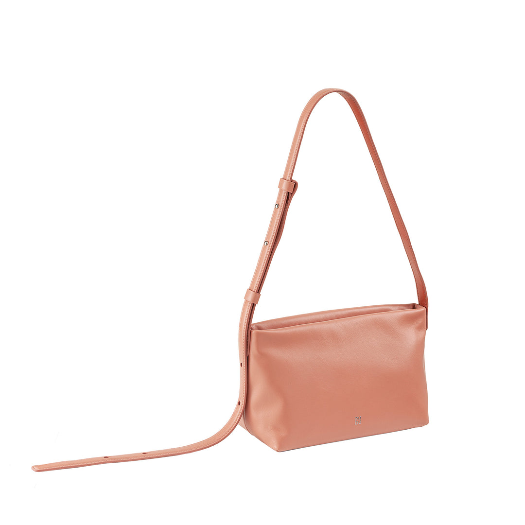 DUDU Bolso Bandolera Pequeño para Mujer de Piel Suave, Bolso Bandolera con Cierre de Cremallera, Elegante Bolso de Noche City Fashion