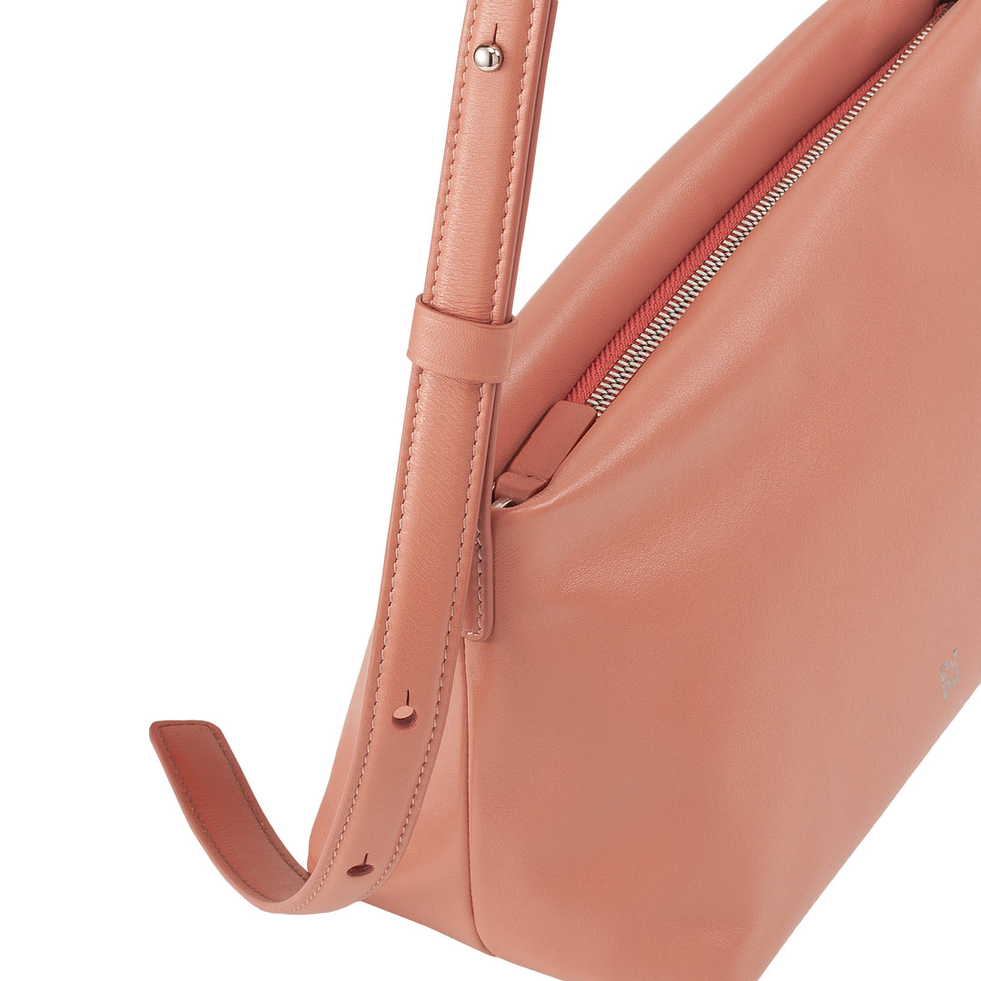 DUDU Bolso Bandolera Pequeño para Mujer de Piel Suave, Bolso Bandolera con Cierre de Cremallera, Elegante Bolso de Noche City Fashion