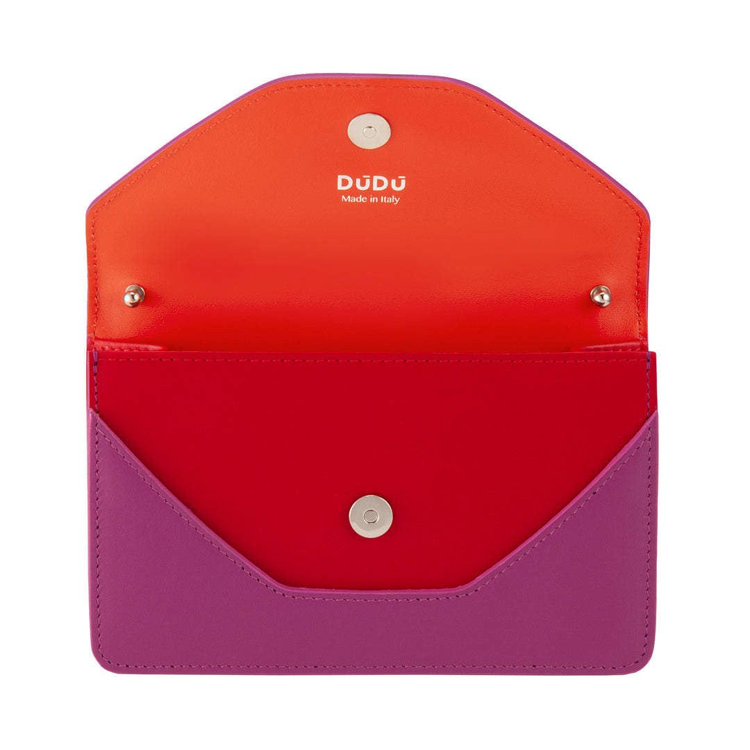 DUDU Piccola Borsa a Tracolla Spalla Donna Catena Made in Italy in Vera Pelle, Convertibile a Marsupio, Mini Borsetta a Busta