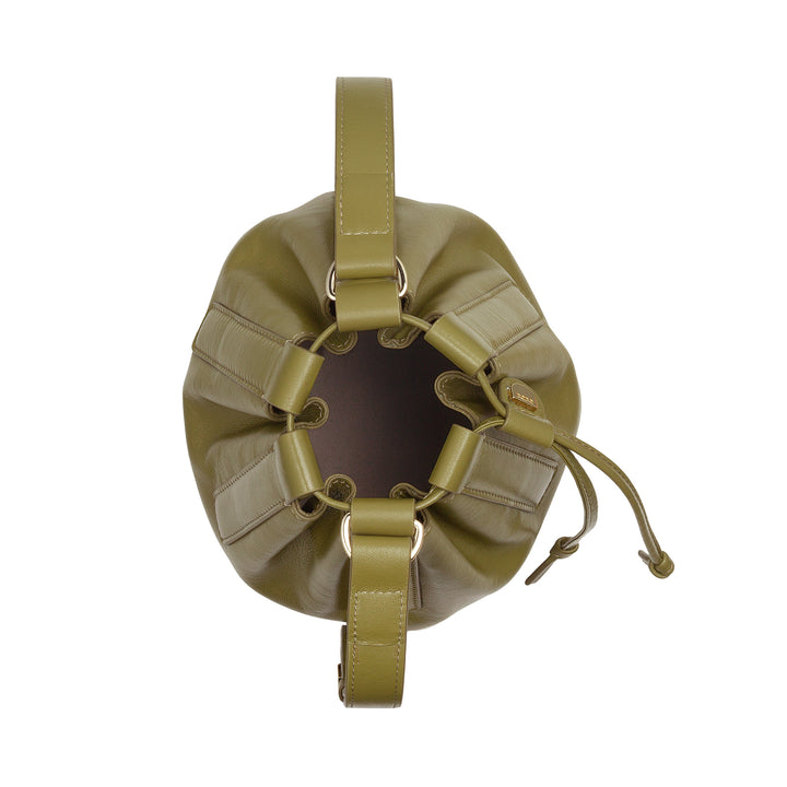 DUDU Borsa a Secchiello Donna in Pelle Grande con Tracolla Regolabile e Chiusura a Coulisse – Borsa Elegante, Spaziosa e Pratica per Uso Quotidiano e Occasioni Speciali