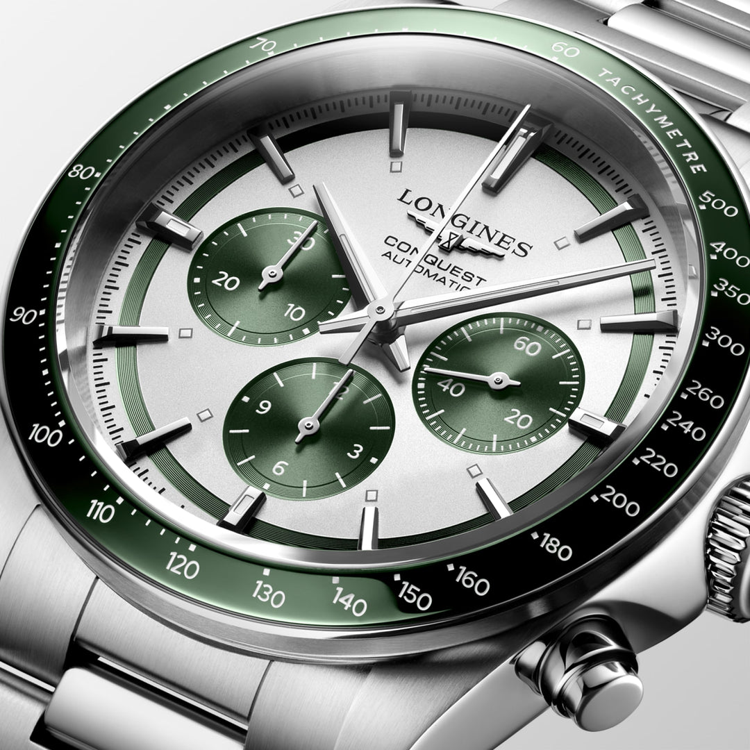 Longines orologio Conquest Chronograph 42 mm L3.835.4.02.6