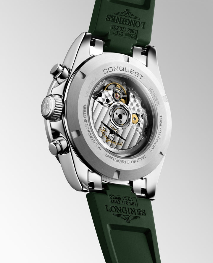 Longines orologio Conquest Chronograph 42 mm L3.835.4.02.9