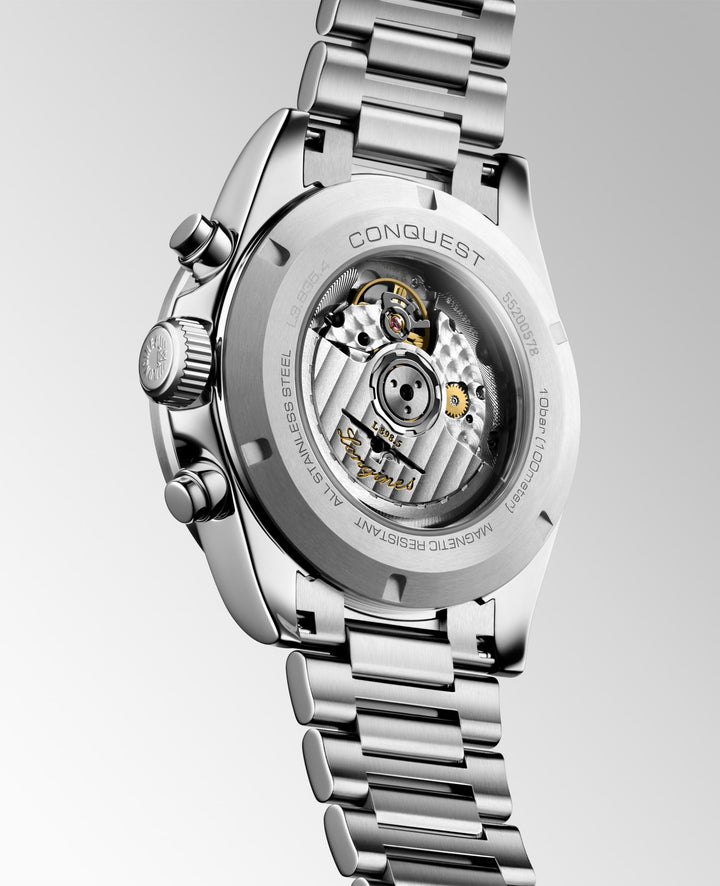 Longines orologio Conquest Chronograph 42 mm L3.835.4.32.6