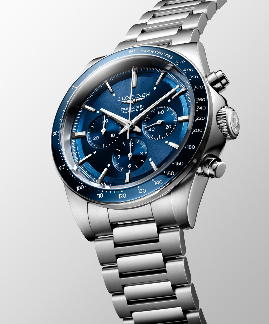 Longines orologio Conquest Chronograph 42 mm L3.835.4.92.6