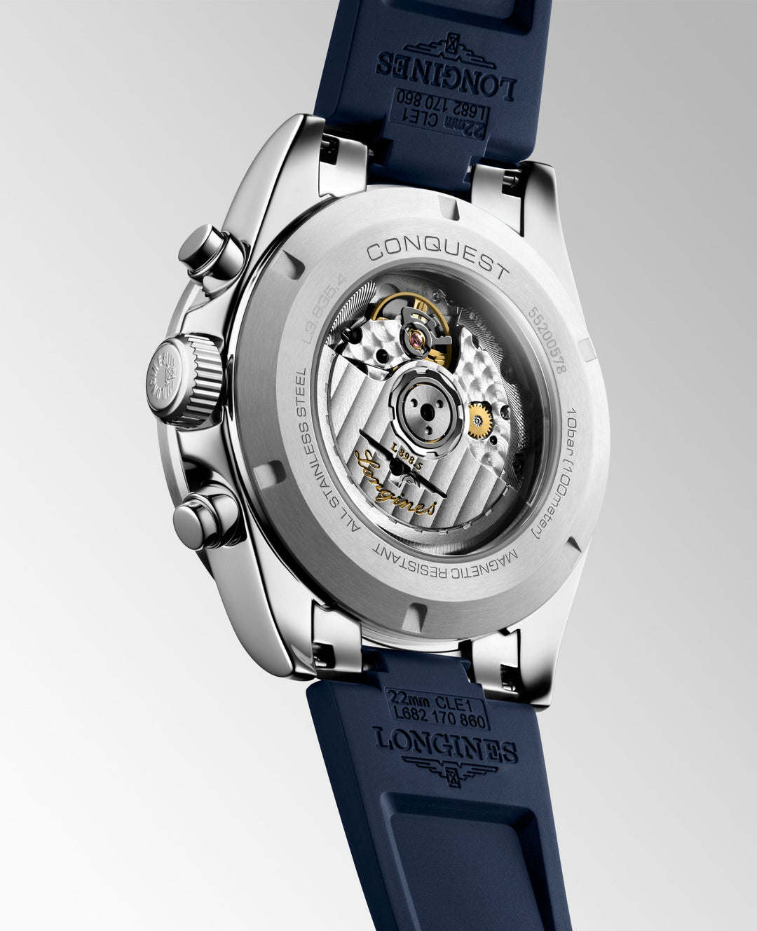 LONGINES – CHRONOGRAPHE CONQUÊTE – L3.835.4.98.9