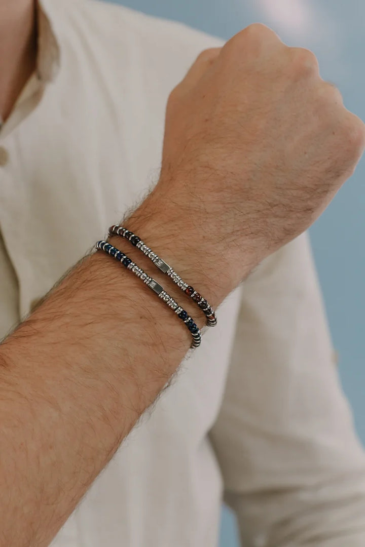 Comete bracciale District acciaio occhio di tigre UBR 888