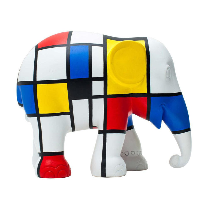 Elefante Desfile elefante Homenaje a Mondriaan 15cm Edición Limitada 3000 HOMENAJE A MONDRIAAN 15
