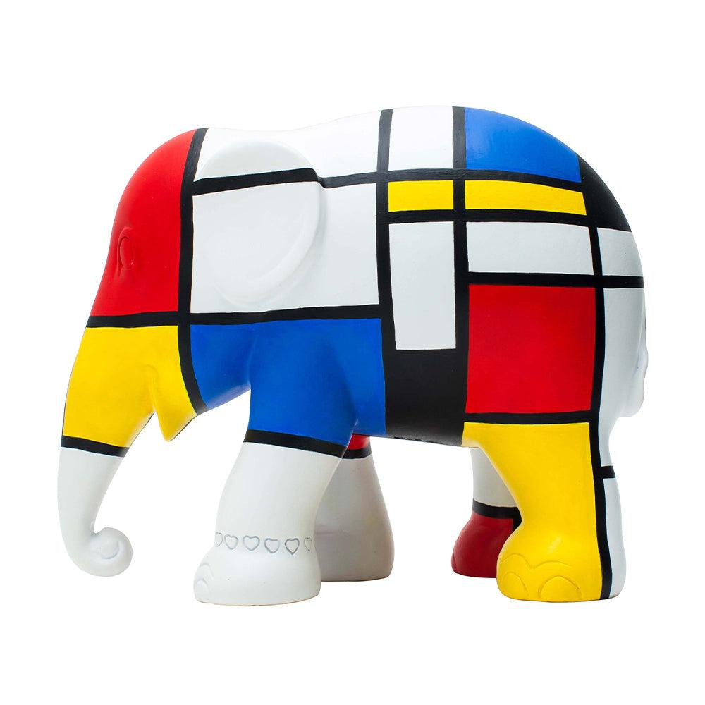 Elefante Desfile elefante Homenaje a Mondriaan 15cm Edición Limitada 3000 HOMENAJE A MONDRIAAN 15