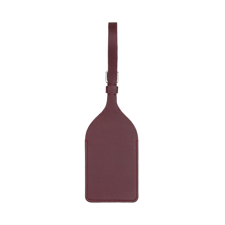 Étiquette de nom de valise en cuir véritable DUDU, étiquette de bagage de voyage, étiquette d&