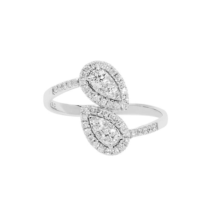 Bague Comete Contrariè en Or et Diamants ANB 2632