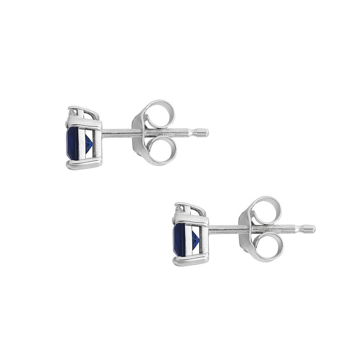Comete Orecchini in Oro bianco Diamanti e Zaffiro blu ORB1123