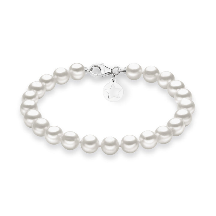 Comete Bracciale Filo Perle Acquadolce in Oro BRQ110S
