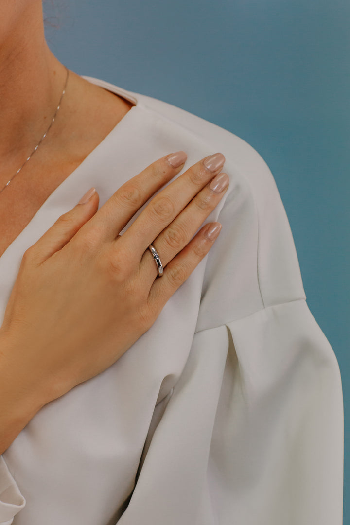 Comete You and Me Herren-Silberring ANG105M18M