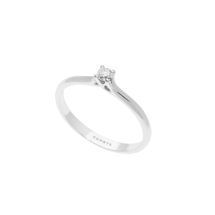 Comete Solitaire Tissage en Or et Diamant ANB2519