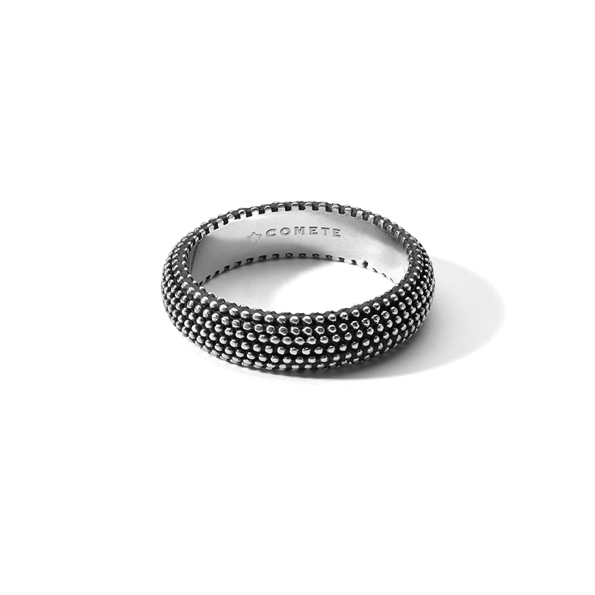 Comete-Ring aus 925‰ brüniertem Silber UAN130M22