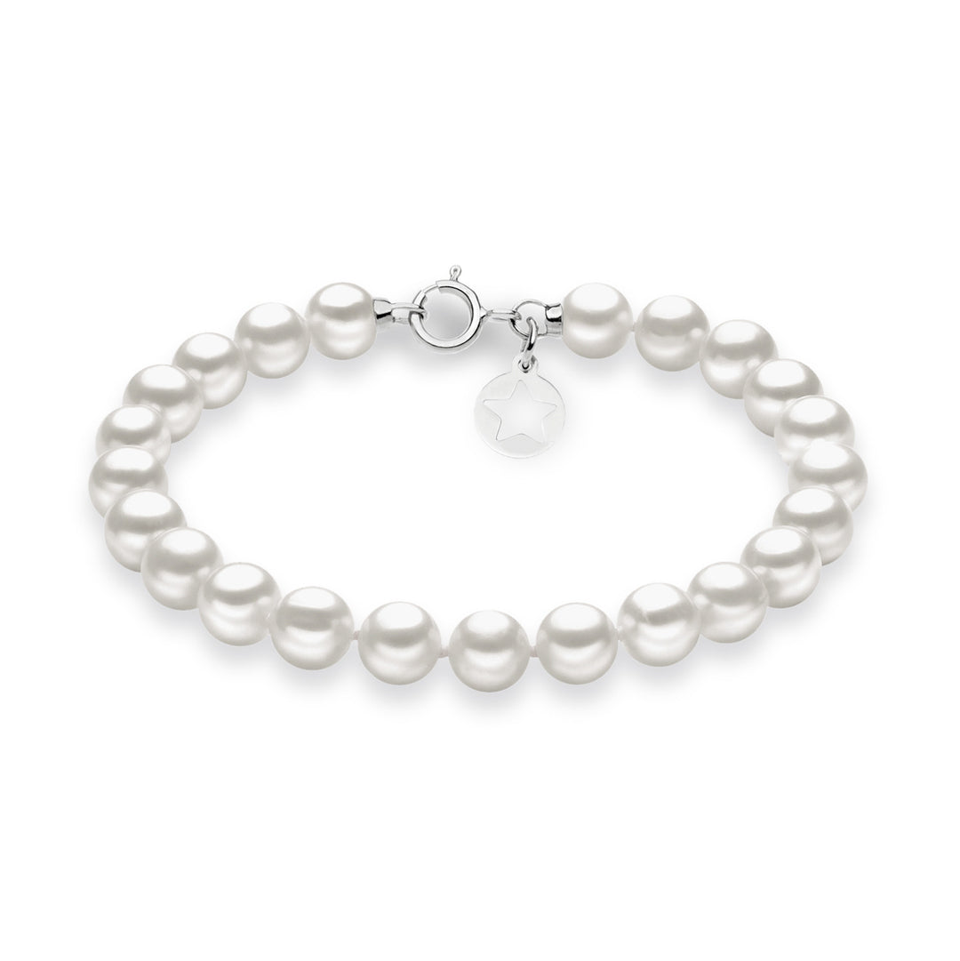 Comete Bracciale Filo Perle Acquadolce in Oro BRQ113AM