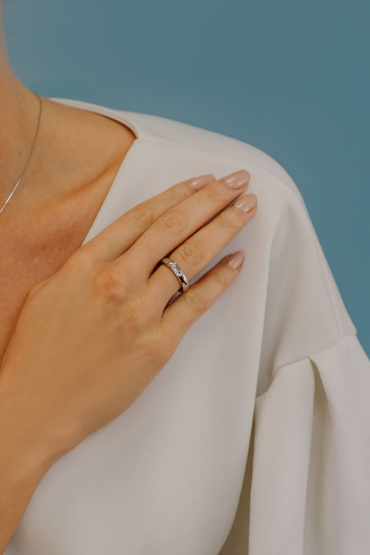 Anillo Comete Mujer Plata Corazón ANG110M16