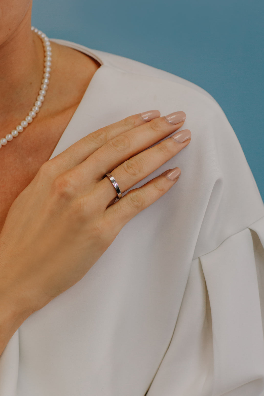 Comete Fedina in Argento Cuore interno Donna ANG111M16
