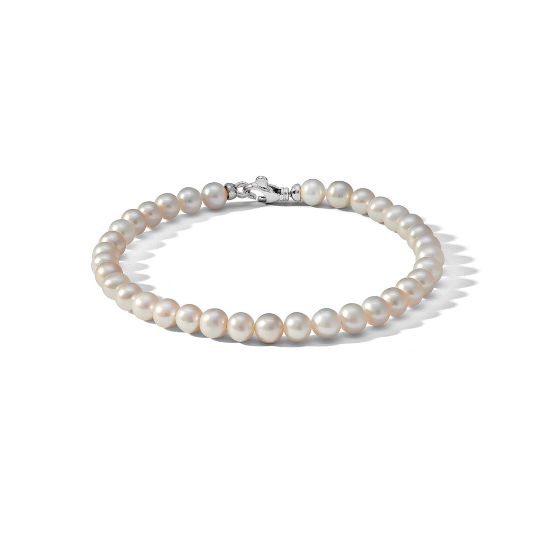 Pulsera Comete de Plata con Perlas Cultivadas UBR1178