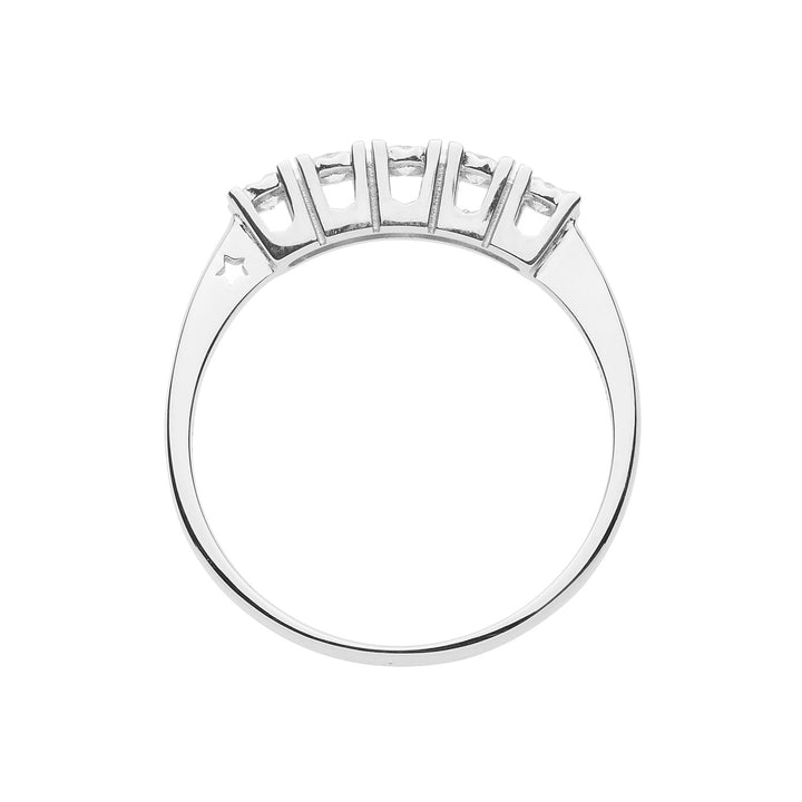 Alianza Comete en oro blanco con diamantes Moments ANB 2664