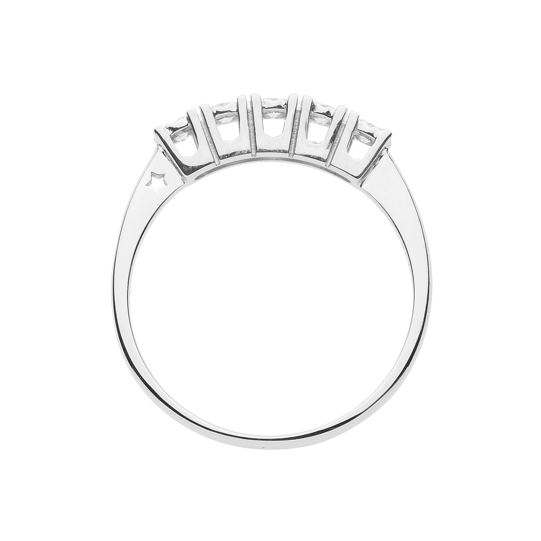 Comete-Ring aus Weißgold mit Diamanten Moments ANB 2662