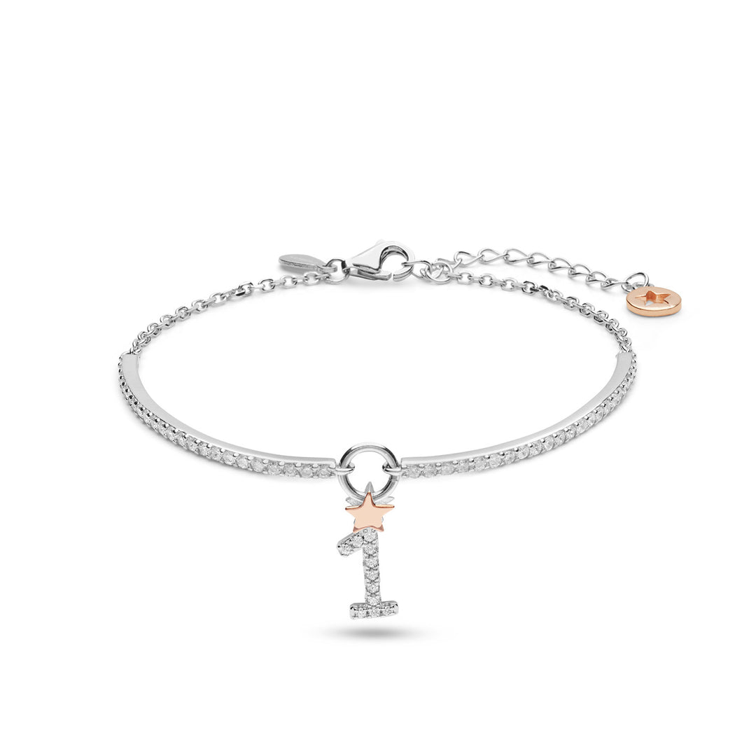 Bracelet Comete Argent numéro 1 BRA203