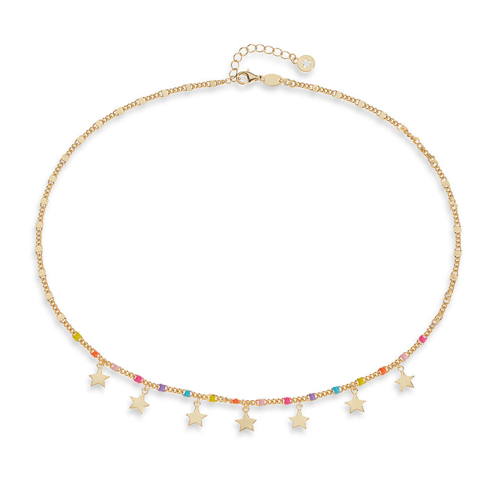 Collar Comete Estrella Plata GLA254