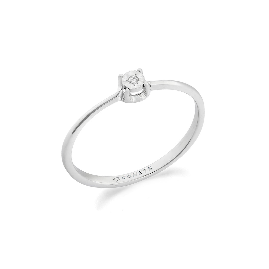 Comete Anello Oro 375‰ e Diamante bianco KANB1901