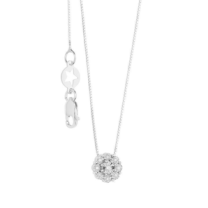 Collier Comete en Or Blanc et Diamants Moments GLB1625