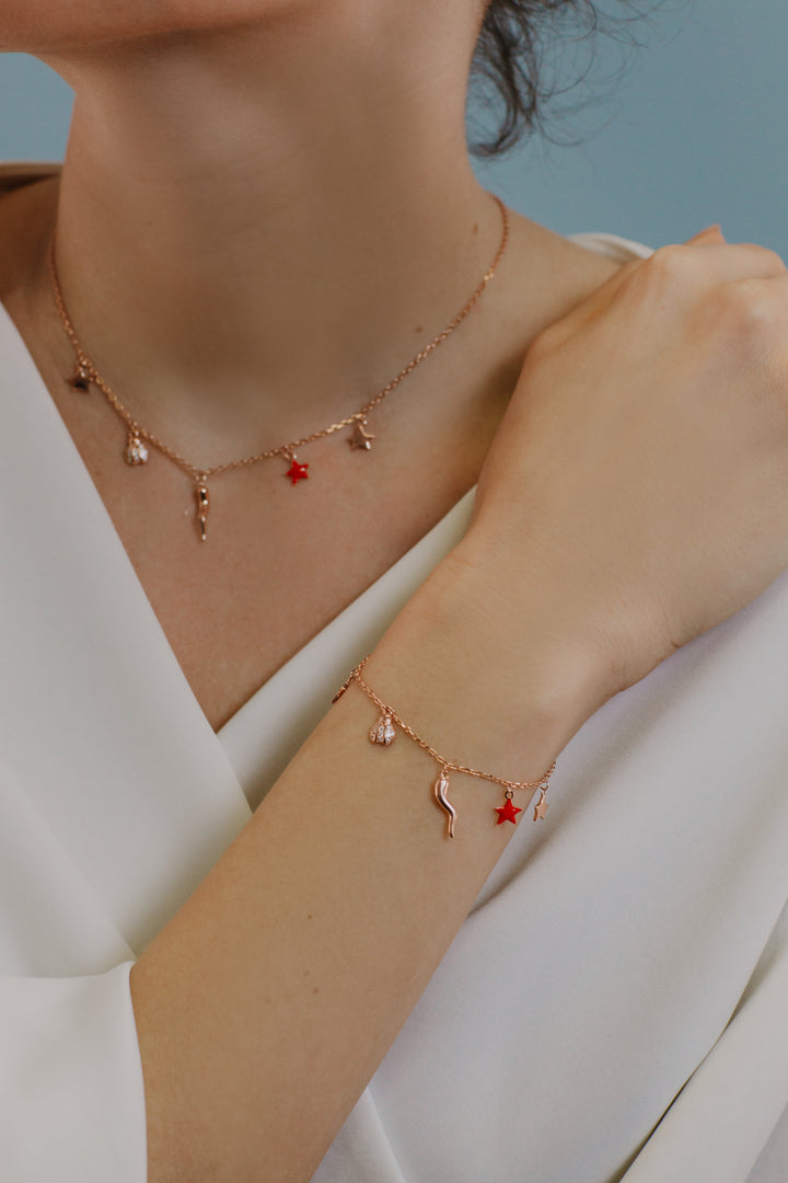 Pulsera Comete Plata Cornetto BRA244