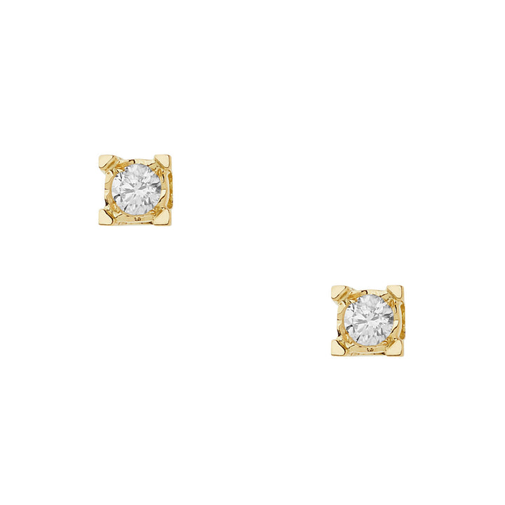 Comete Orecchini Punti luce diamantati in Oro e Diamanti ORB1006