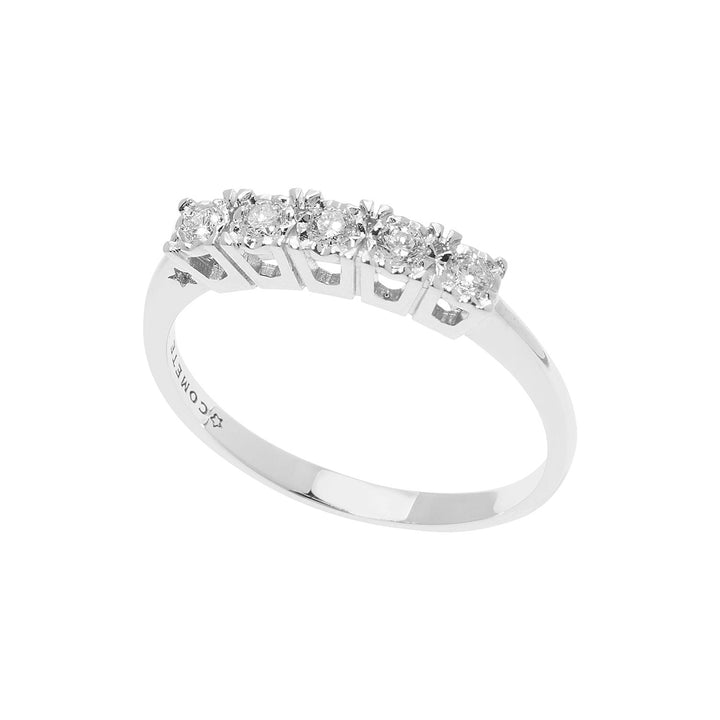 Alianza Comete en oro blanco con diamantes Moments ANB 2664