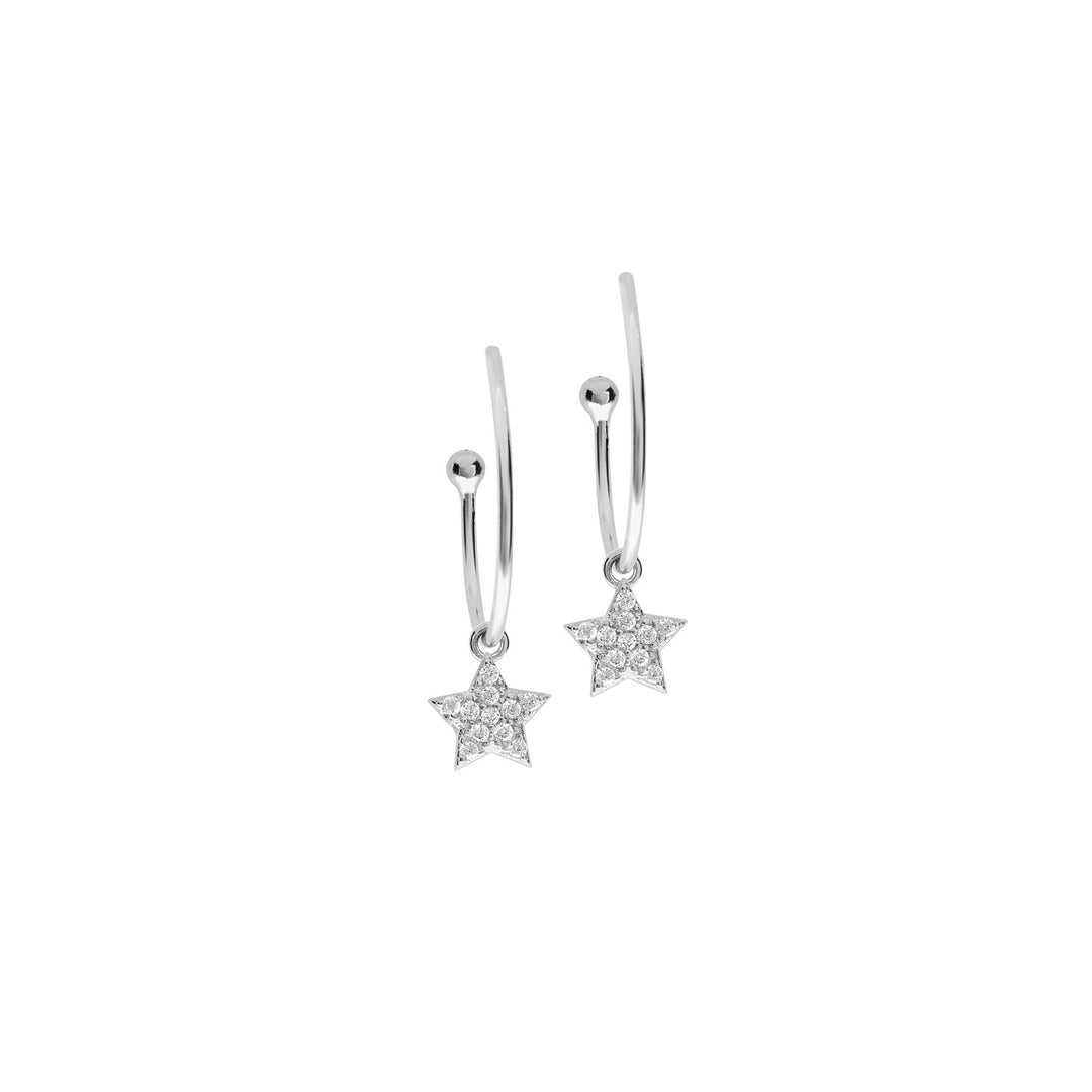 Comete Orecchini in Argento Stelle ORA174