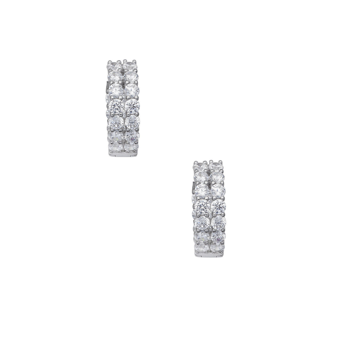 Pendientes Comete de Plata 925‰ con Circonitas Blancas ORA199