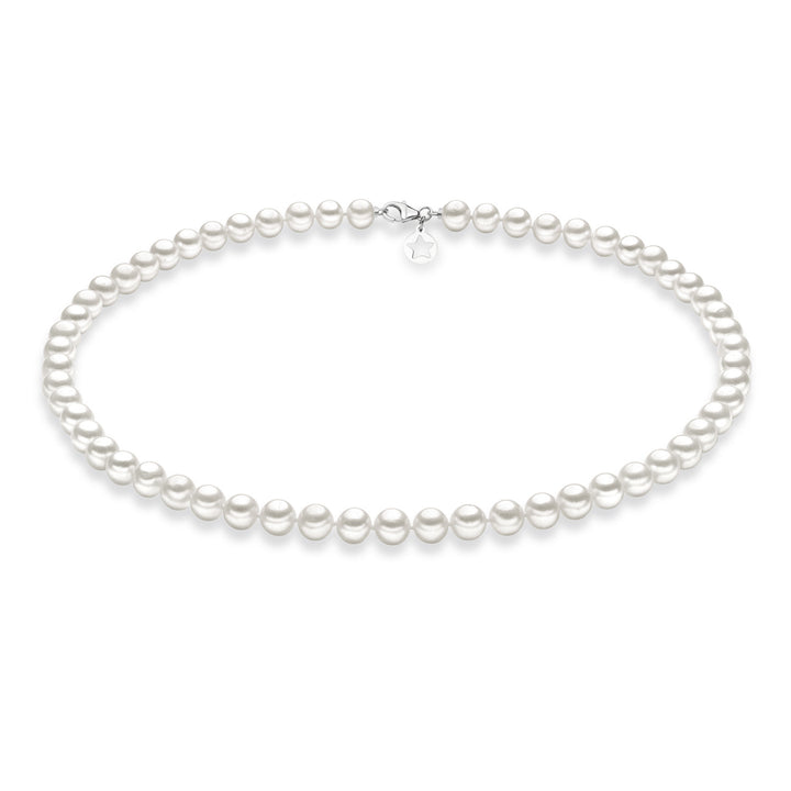 Collar Comete con Perlas en Oro Acquadolce FWQ106S