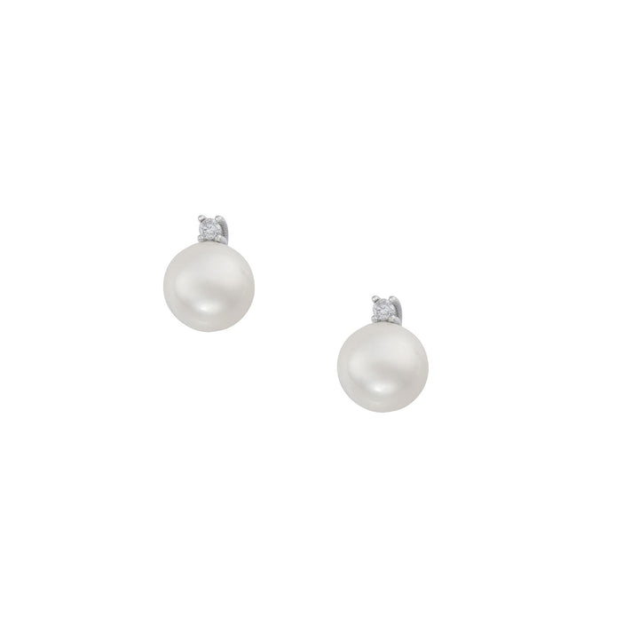 Comete Orecchini con Perla in Oro e Diamante ORP763