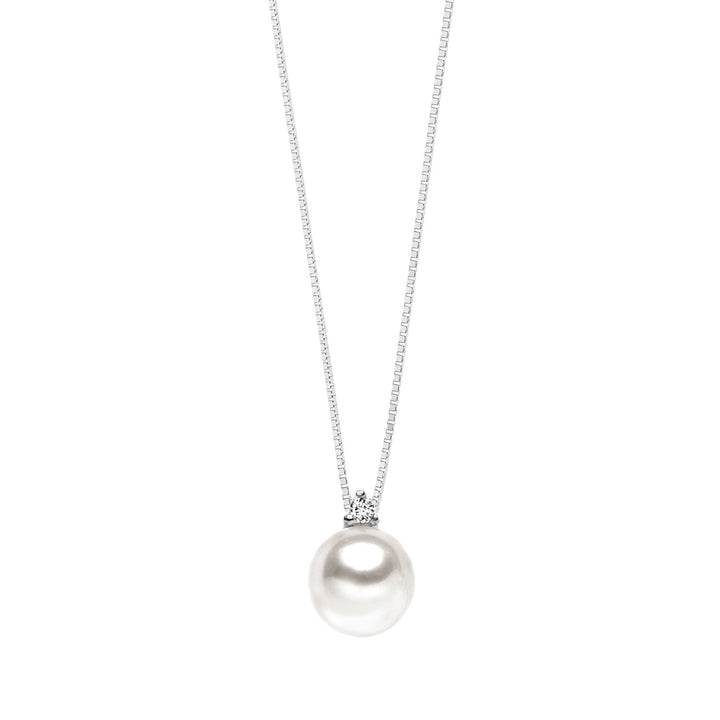 Collier de perles Comete Light Point en or et diamant GLP433