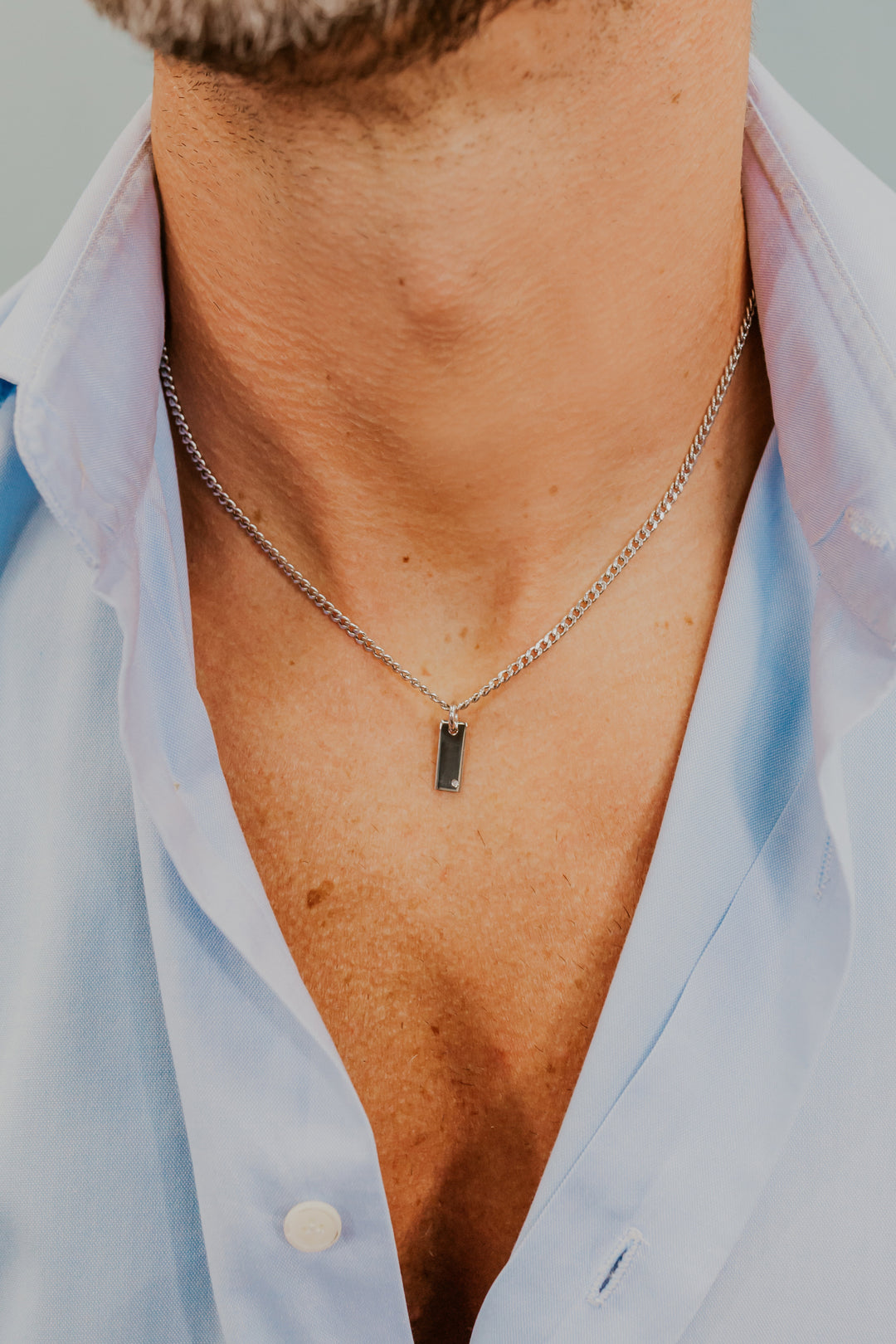Collier Comete Argent et Diamant Blanc UGL748