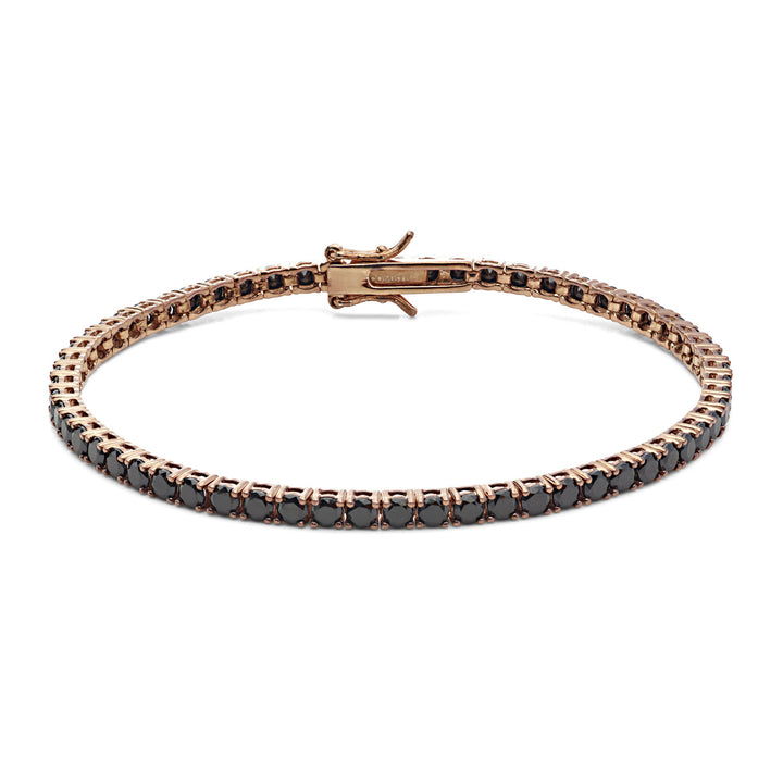 Comete Tennis in Argento rosè 925‰ e zirconi neri UBR991M20
