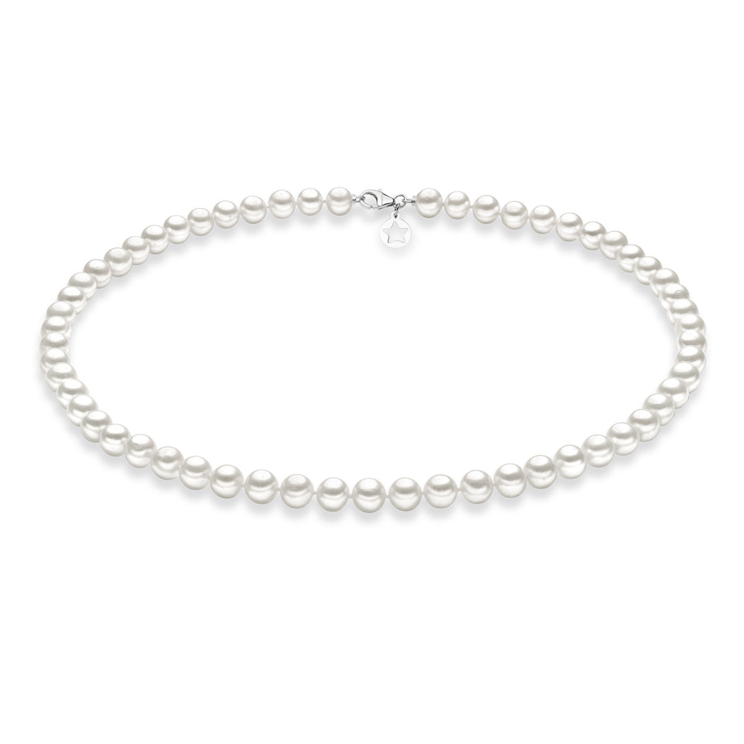 Collar Comete con Perlas en Oro Acquadolce FWQ107S