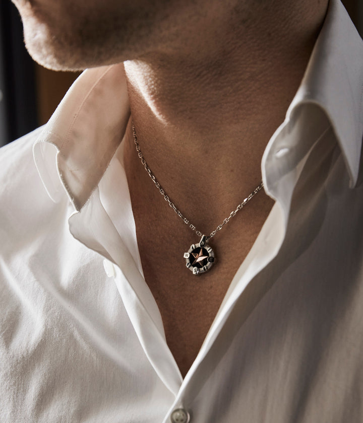 Comete Girocollo in Argento rodiato e rosè UGL656