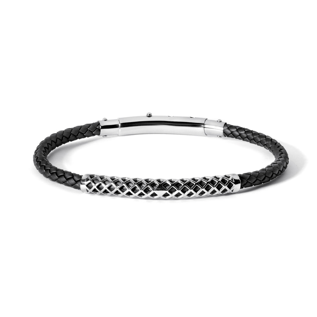 Comete Bracciale rete in Acciaio e gomma UBR622